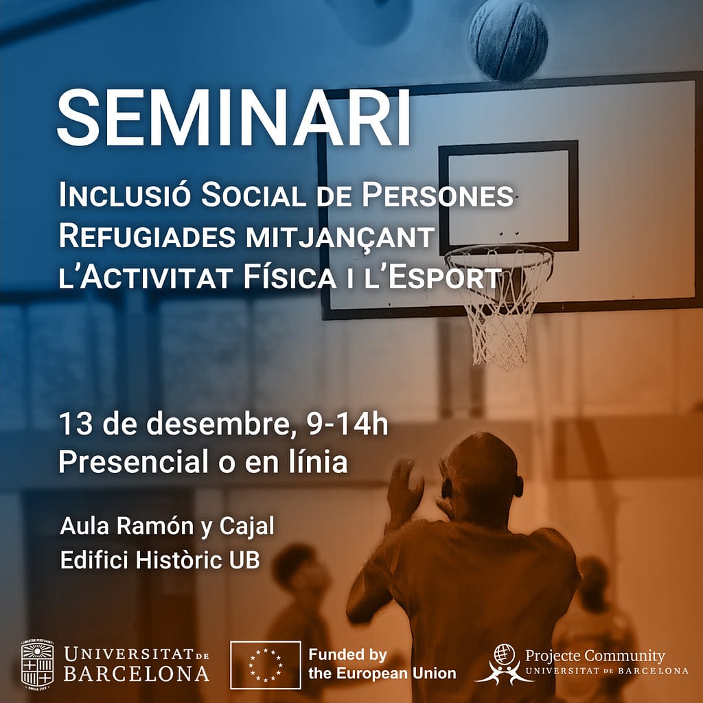 Seminari "Inclusió social de persones refugiades mitjançant l’activitat física i l’esport"